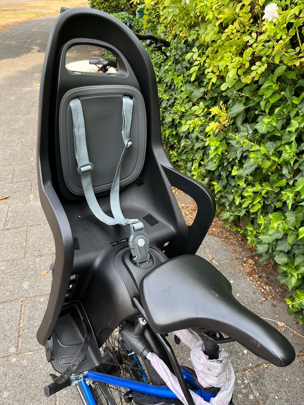 Achterzitje fiets polisport, Ophalen, Achterzitje, Voetsteuntjes, 9 t/m 18 kg