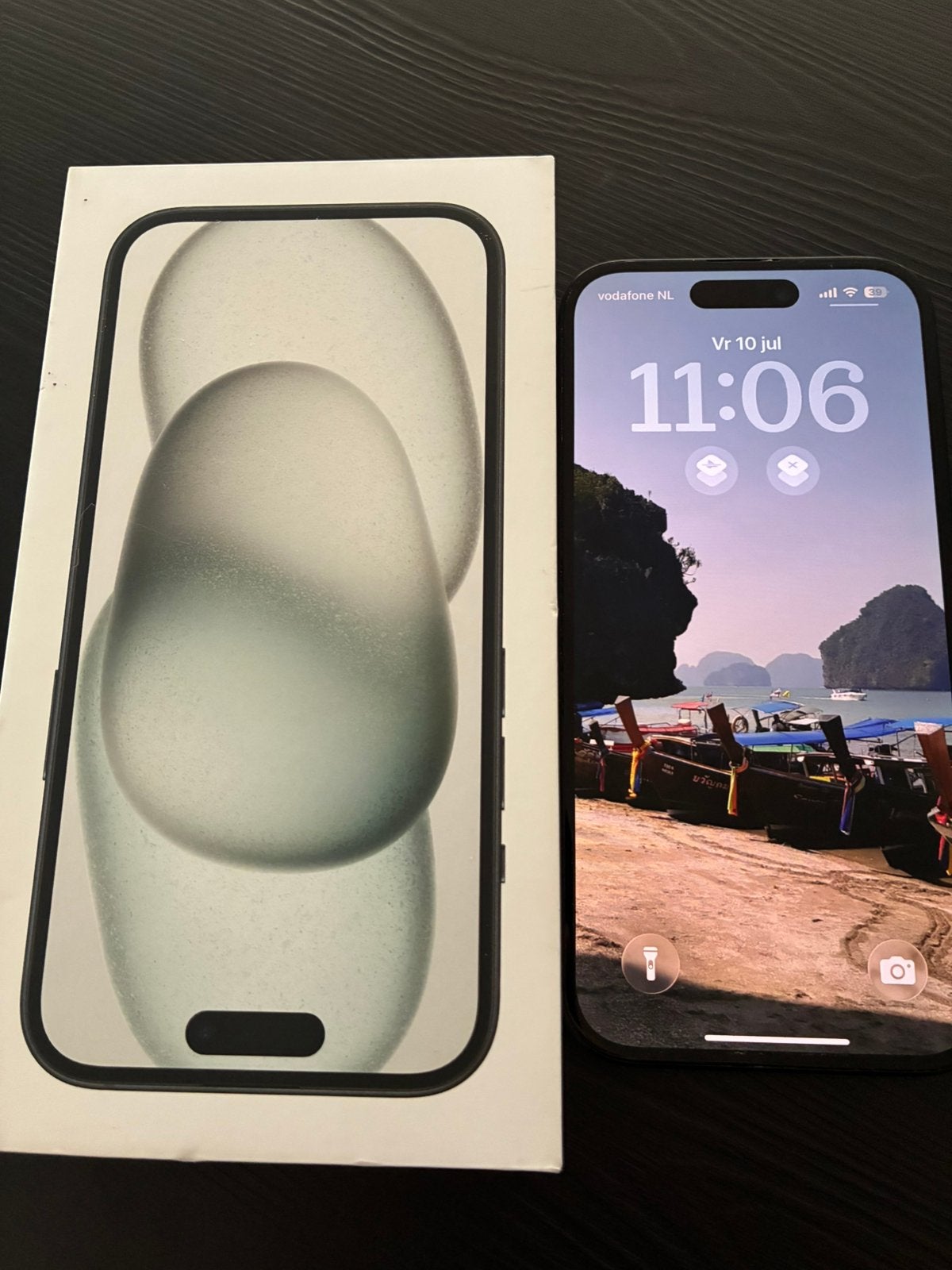 Iphone 15 zwart 128gb, Telecommunicatie, Mobiele telefoons | Apple iPhone, 128 GB, IPhone 15, 86 %, Zwart