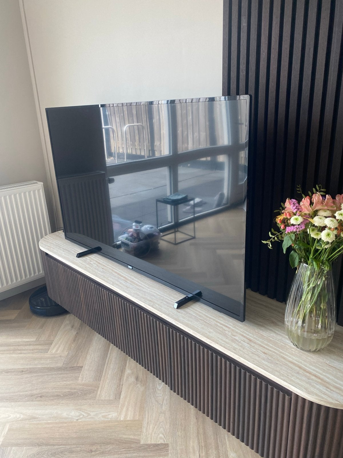Philips TV 59 inch - Breedte 130 cm, Hoogte 76 cm, Audio, Tv en Foto, Televisies, Ophalen, Gebruikt, 100 cm of meer, Philips