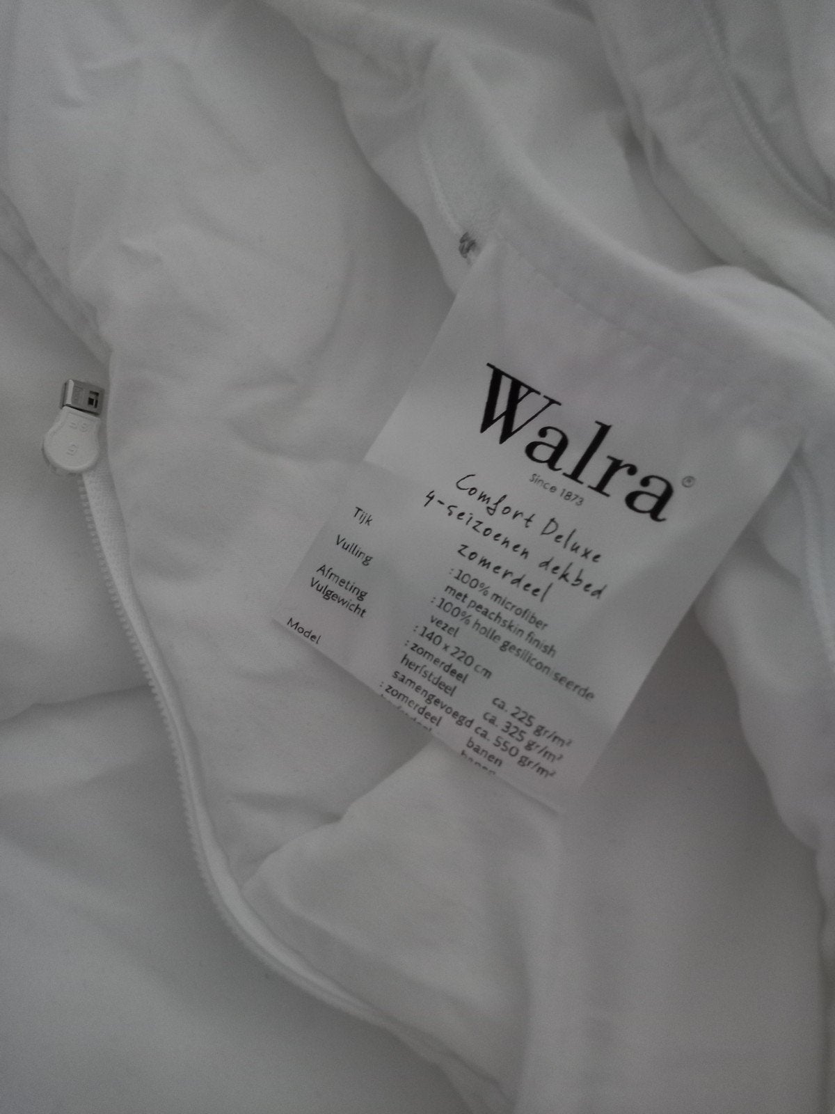 Walra Comfort Deluxe 4-seizoenen dekbed 140x220 cm, Eenpersoons, Ophalen of Verzenden, Polyester, Deken of Dekbed