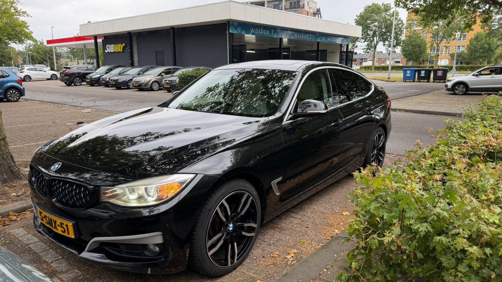 BMW 3-Serie GT 320I Aut8 2014 Zwart, Beige, 4 cilinders, 1535 kg, Zwart