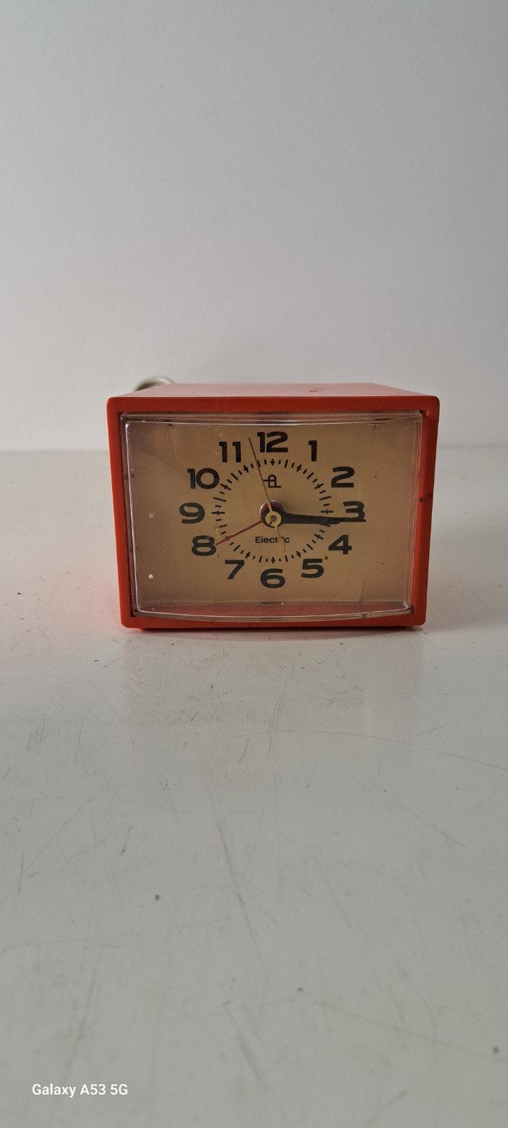 Vintage Hema elektrische wekker jaren '70 - Werkt nog!, Ophalen of Verzenden