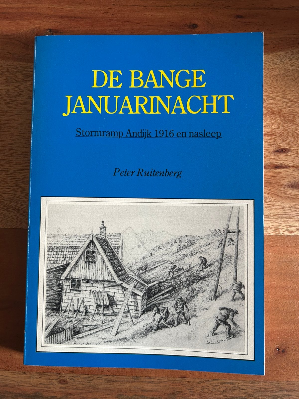 Peter Ruitenberg - De bange januarinacht -  Stormramp Andijk, Boeken, Ophalen of Verzenden, Zo goed als nieuw, Peter Ruitenberg