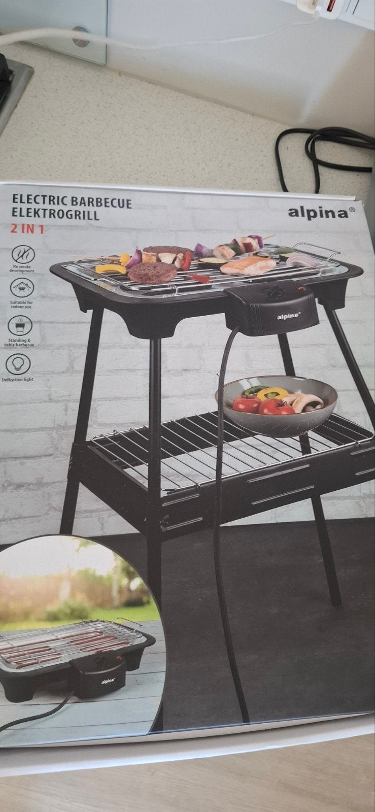 Elektrische bbq, Ophalen, Nieuw