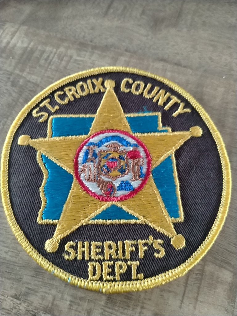 USA , Wisconsin , St. croix County Sheriff's Department, Verzenden, Overige soorten, Amerika, Embleem of Badge