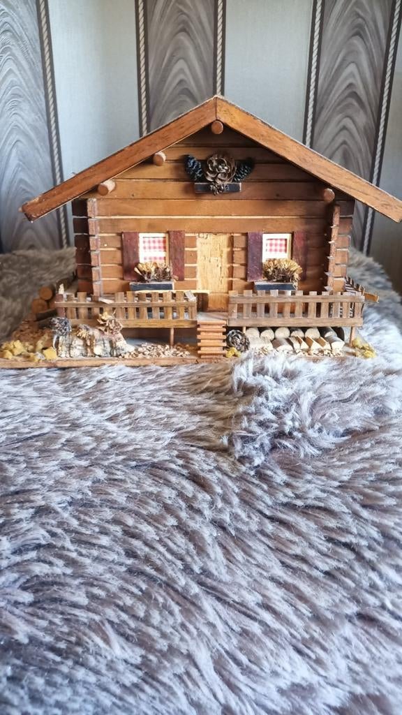 Houten Muziekdoosje Chalet 'Ach Marietje de Rozen Zullen Blo, Ophalen of Verzenden