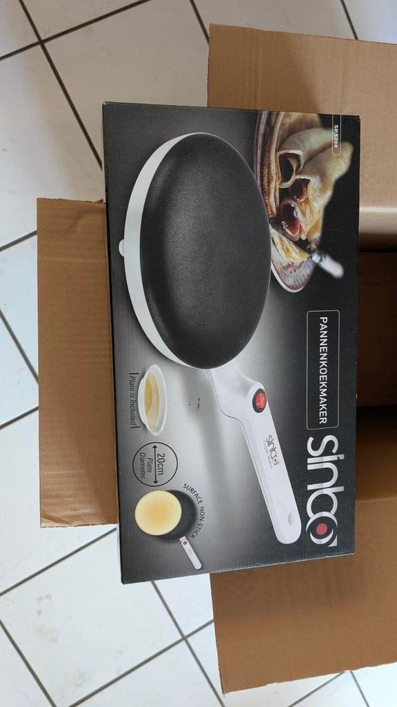 Sinbo Crêpemaker / Pannenkoekenmaker - SP-5208, Ophalen of Verzenden, Zo goed als nieuw