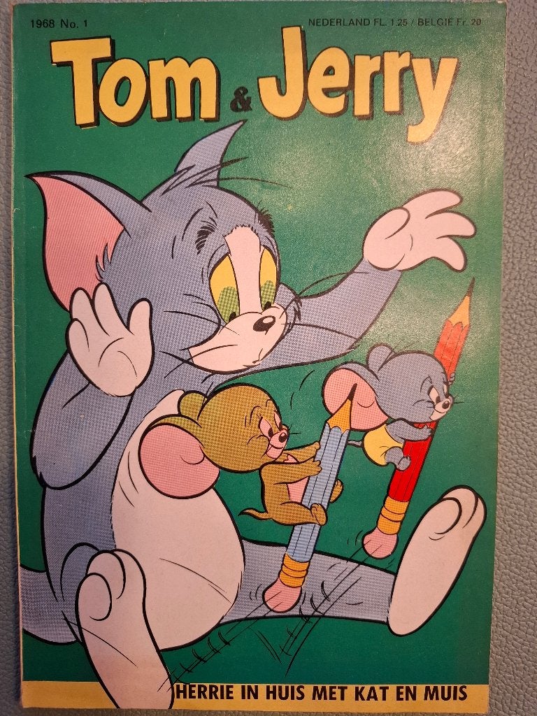 Tom en Jerry, Eén stripboek, Ophalen of Verzenden, Gelezen