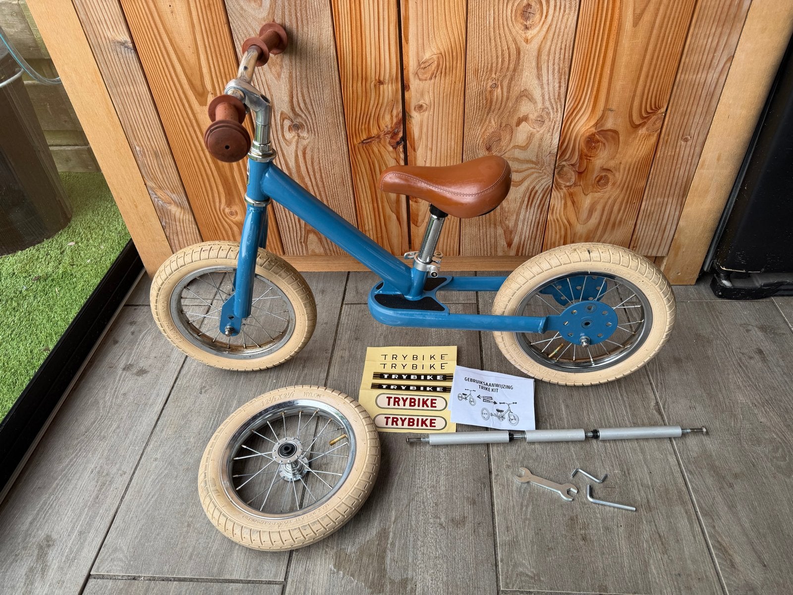 Trybike loopfiets blauw, Ophalen, Gebruikt