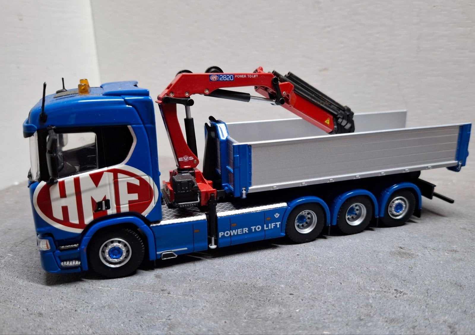 Tekno 1:50 Scania Next Gen Haakarm Kraanauto, Ophalen of Verzenden, Zo goed als nieuw, Bus of Vrachtwagen, Tekno