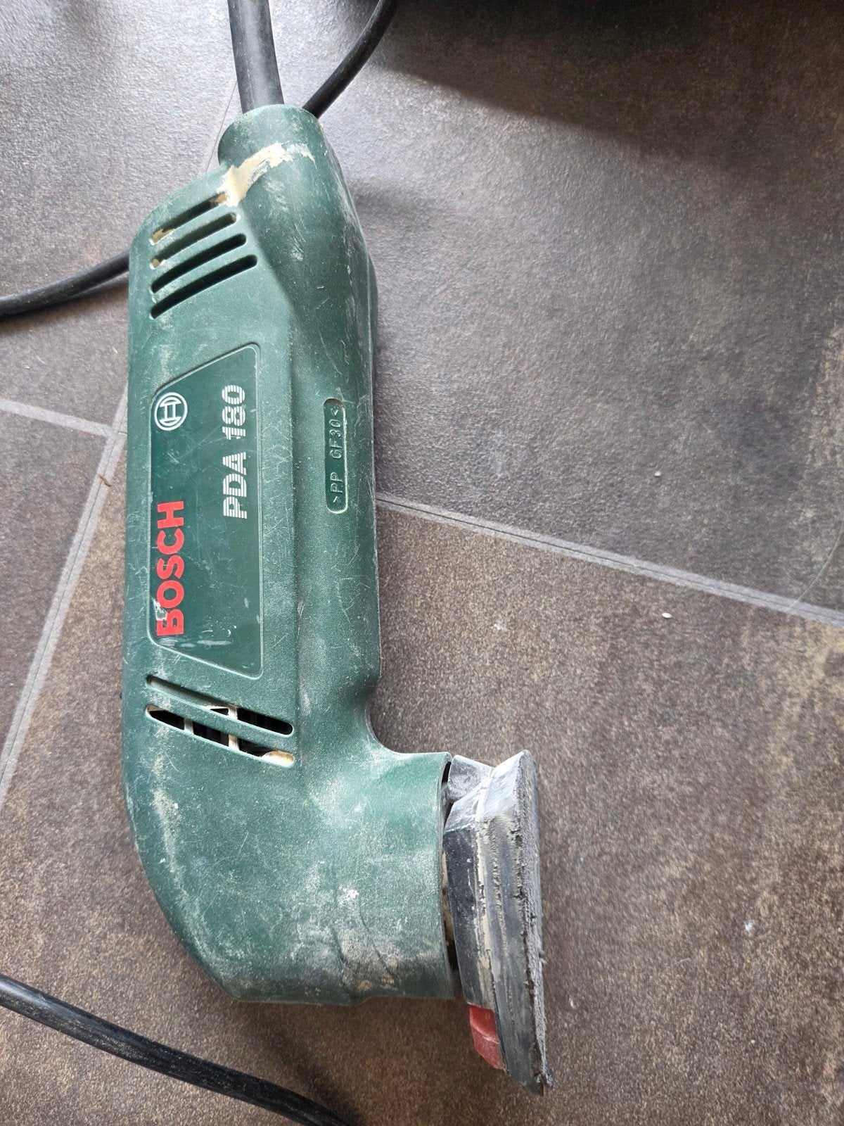 Bosch PDA 180 vlakschuurmachine - Gebruikt, Ophalen, Gebruikt, Minder dan 600 watt, Vlakschuurmachine