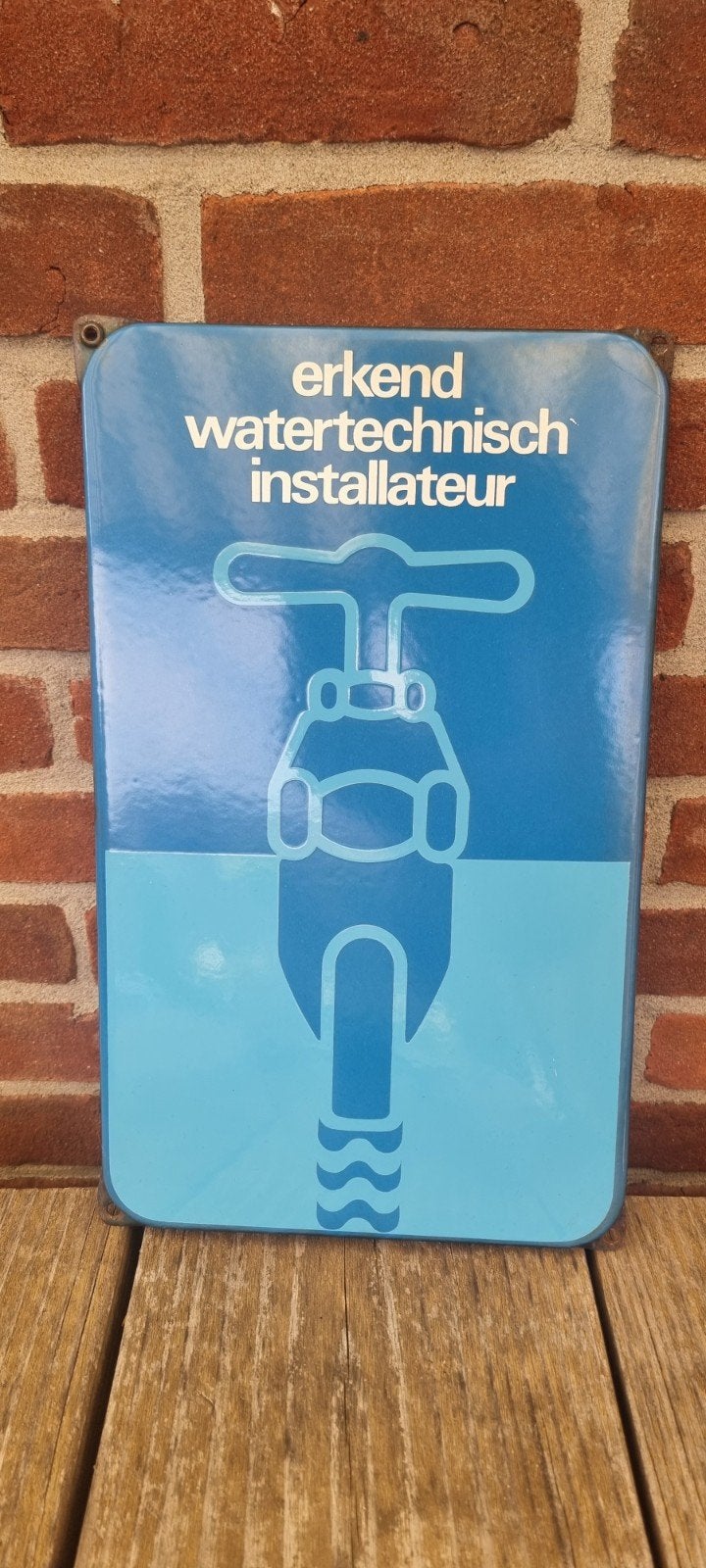 Emaille reclamebord, Antiek en Kunst, Ophalen of Verzenden