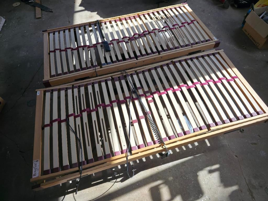 Tekoop 3 elektrische latte bodems 50 euro voor 3 stuks, Ophalen, Tweepersoons, Hout