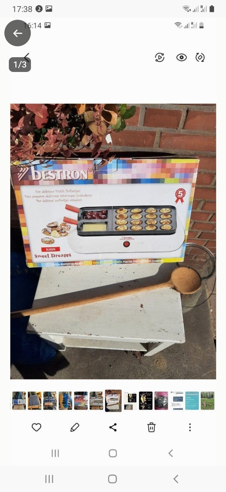 Bestron poffertjesmaker nieuw in doos, Overige munten, Ophalen of Verzenden, Nieuw