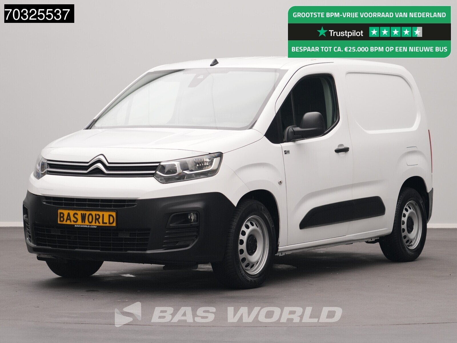 Citroën Berlingo 130pk Benzine Automaat L1H1 Navi Airco Cru, Auto's, Bestelauto's, Automaat, 1441 kg, Stof, Gebruikt