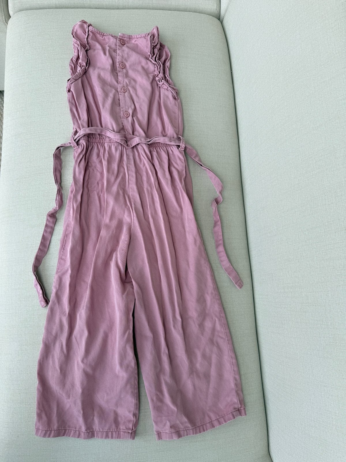 Roze jumpsuit Mango mt 122!, Ophalen of Verzenden, Zo goed als nieuw, Meisje, Broek