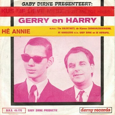 GERRY & HARRY & de VALENTINO`S  1969 UNIEKE TOPPER !! G291, Ophalen of Verzenden, Gebruikt, 7 inch, Pop