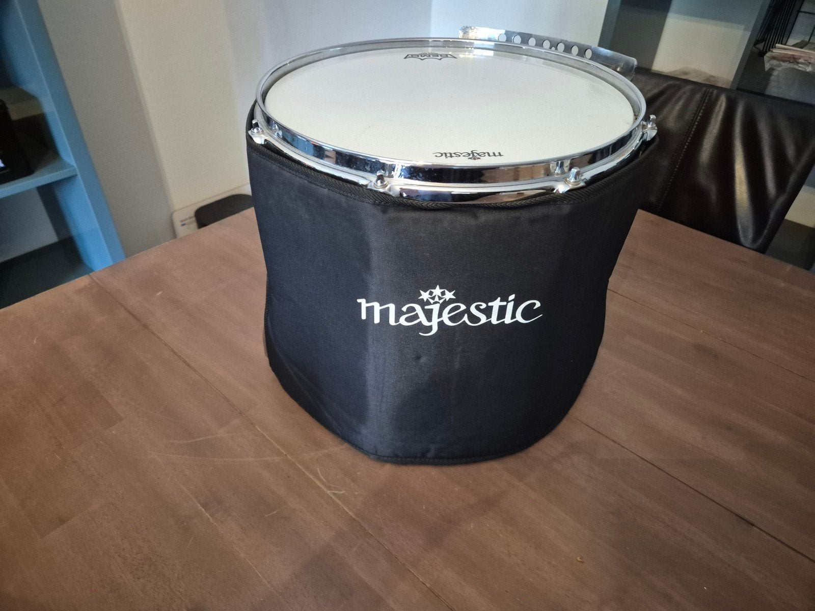 Majestic marching snare 14"x12" incl hardcase, Ophalen, Gebruikt, Trommel