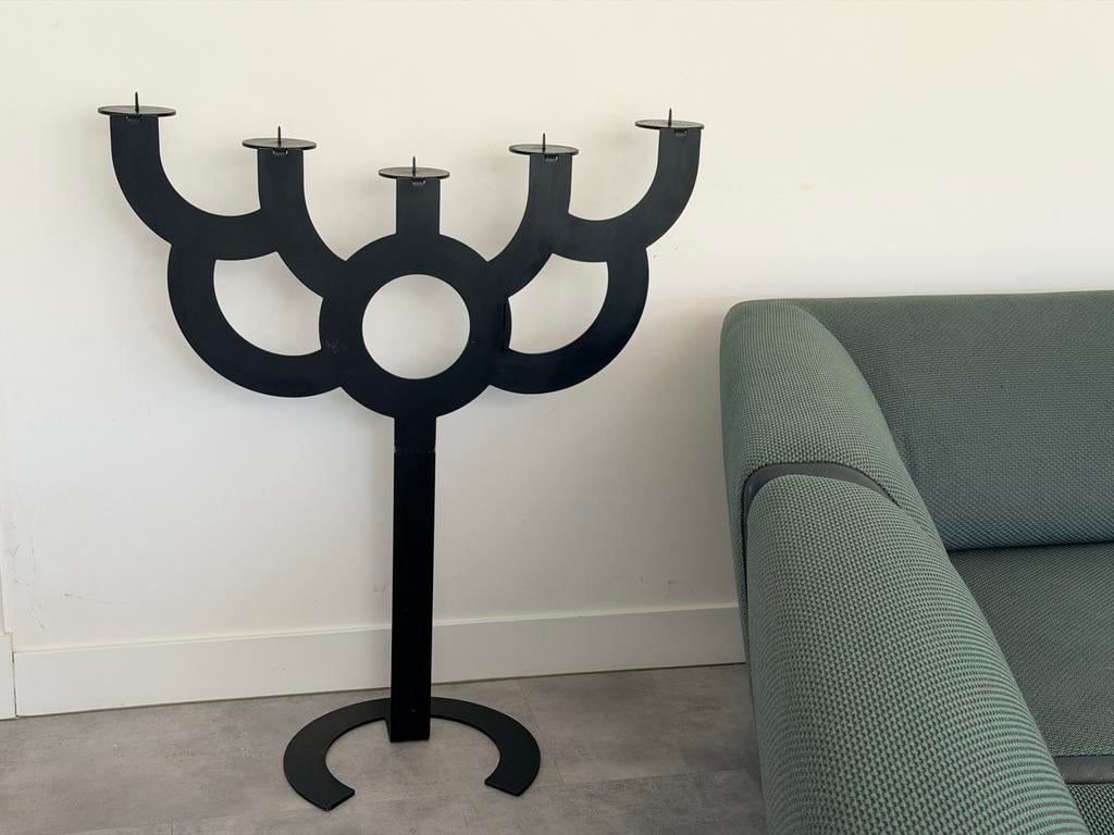 Design kandelaar “Big Bold” van Roderick Vos voor Moooi, Huis en Inrichting, Ophalen, Gebruikt, Zwart, Kandelaar