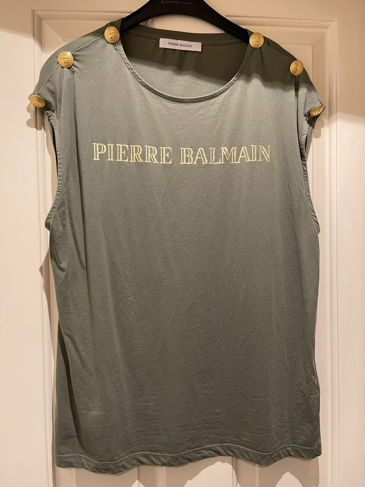 100% Origineel • PIERRE BALMAIN • T- Shirt Shirt 40 / M, Maat 38/40 (M), Ophalen of Verzenden, Zo goed als nieuw, Korte mouw
