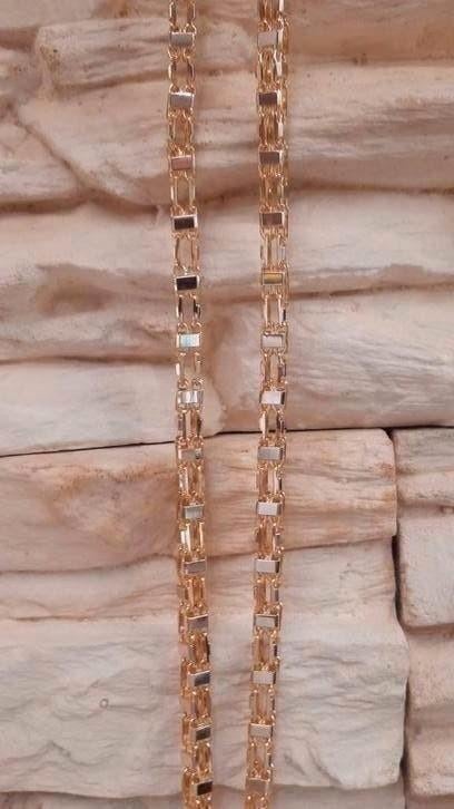 gouden Magnum ketting 14kt Massief, Www.bredajuwelier.nl, Nieuw, Ophalen of Verzenden, Www.bredajuwelier.nl