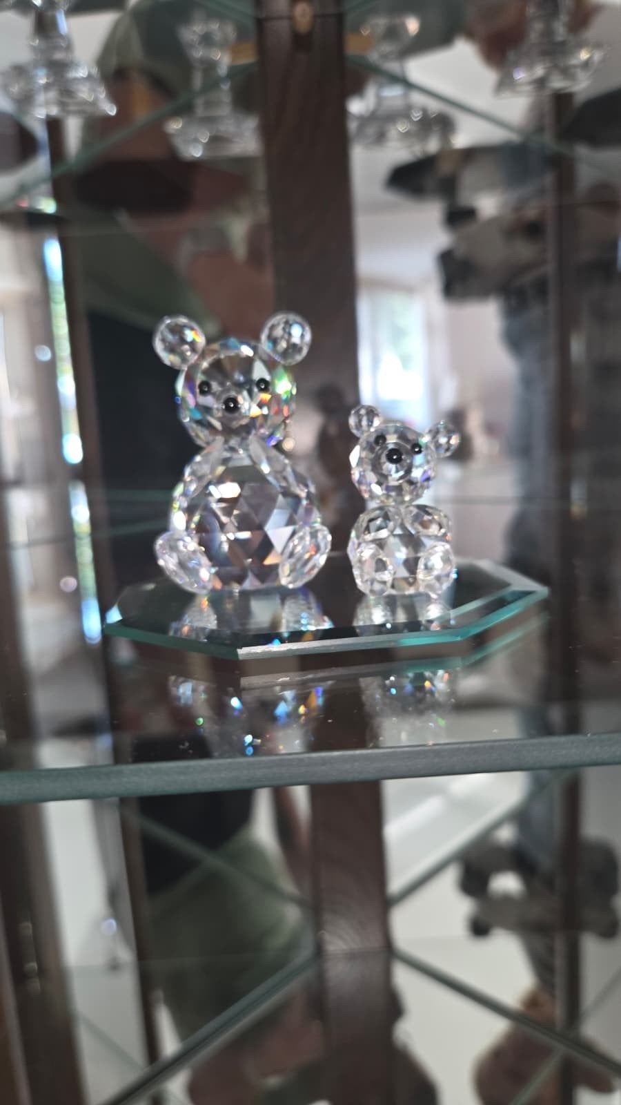 Swarovski Beertjes Kristal - Set van 2, Ophalen