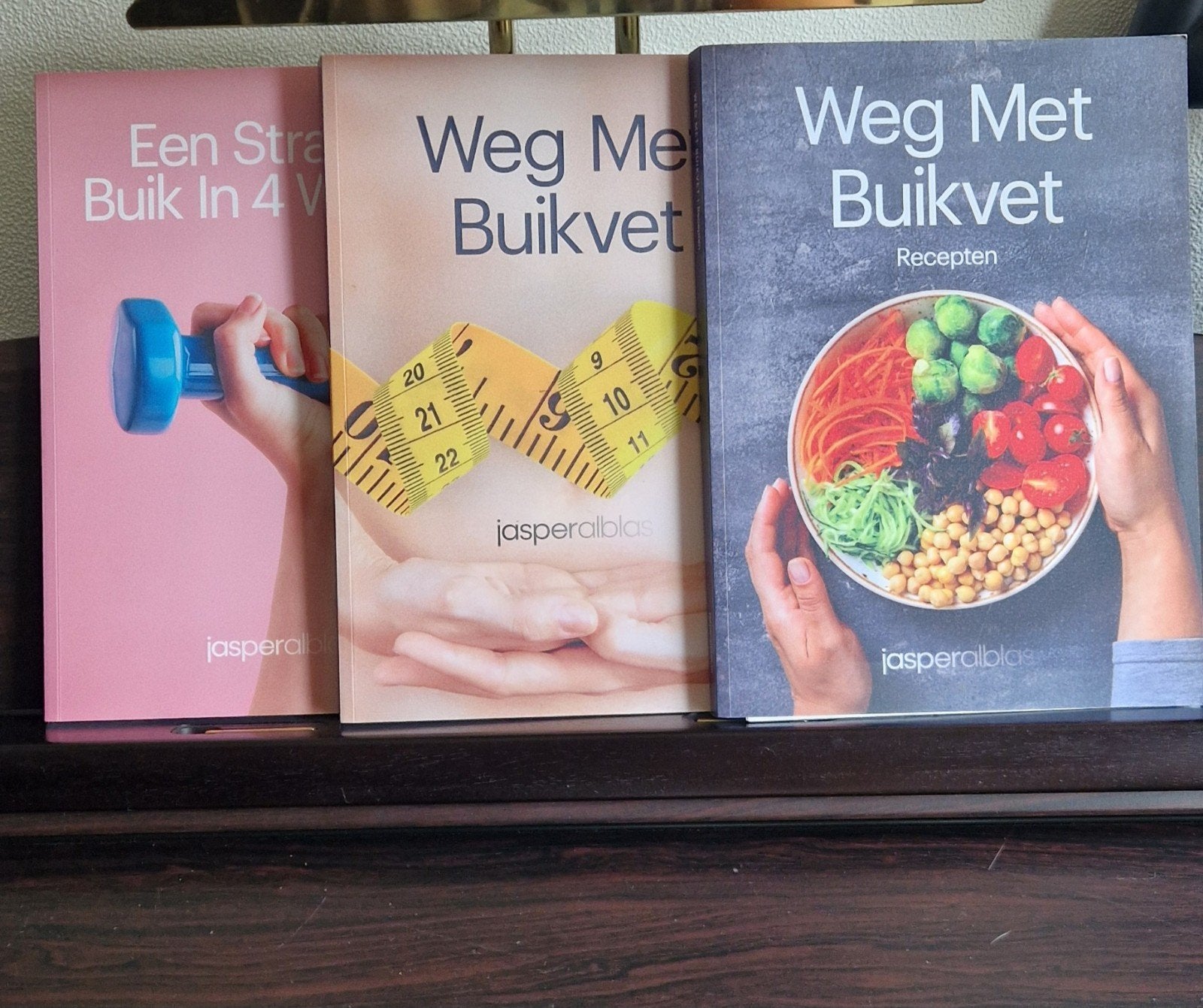 Weg Met Buikvet Boeken Jasper Alblas + 6 Weekschema's, Boeken, Ophalen of Verzenden, Zo goed als nieuw