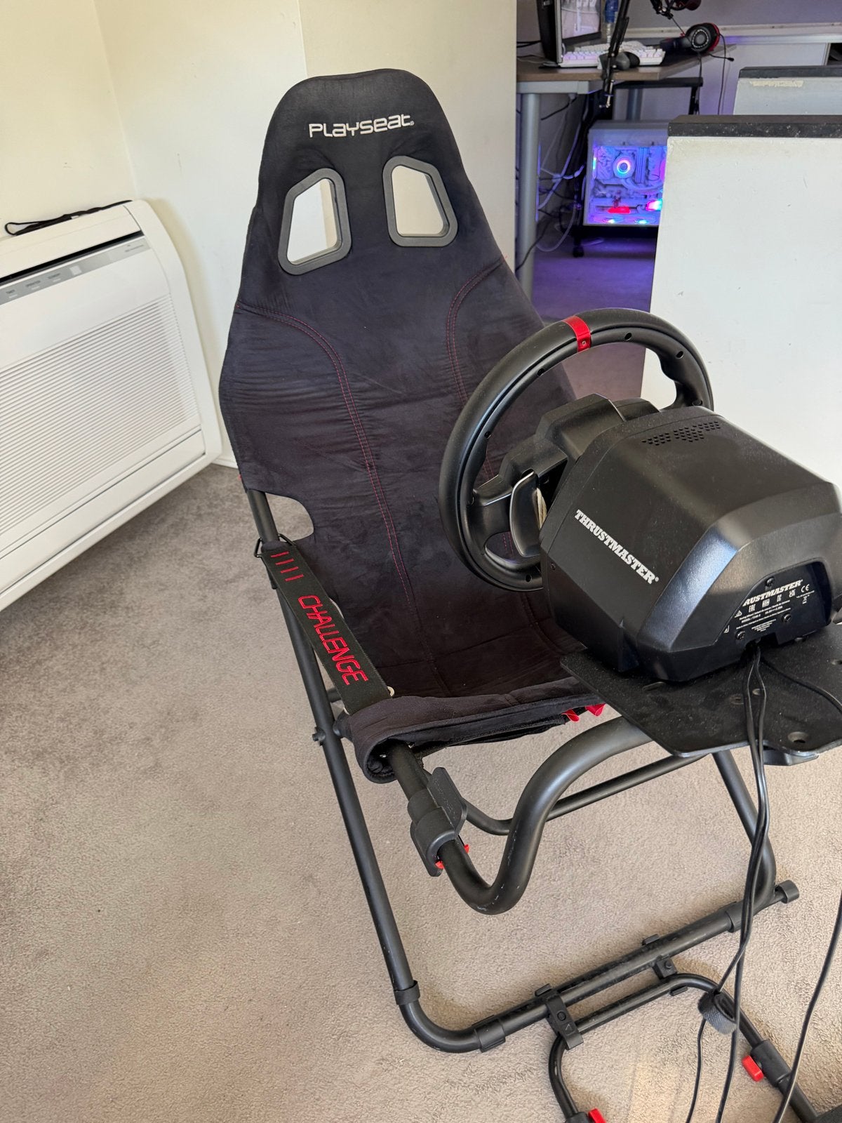 Thrustmaster T248 Racestuur met Pedalen + Playseat, Spelcomputers en Games, Ophalen, Racestuur, Gebruikt, Xbox