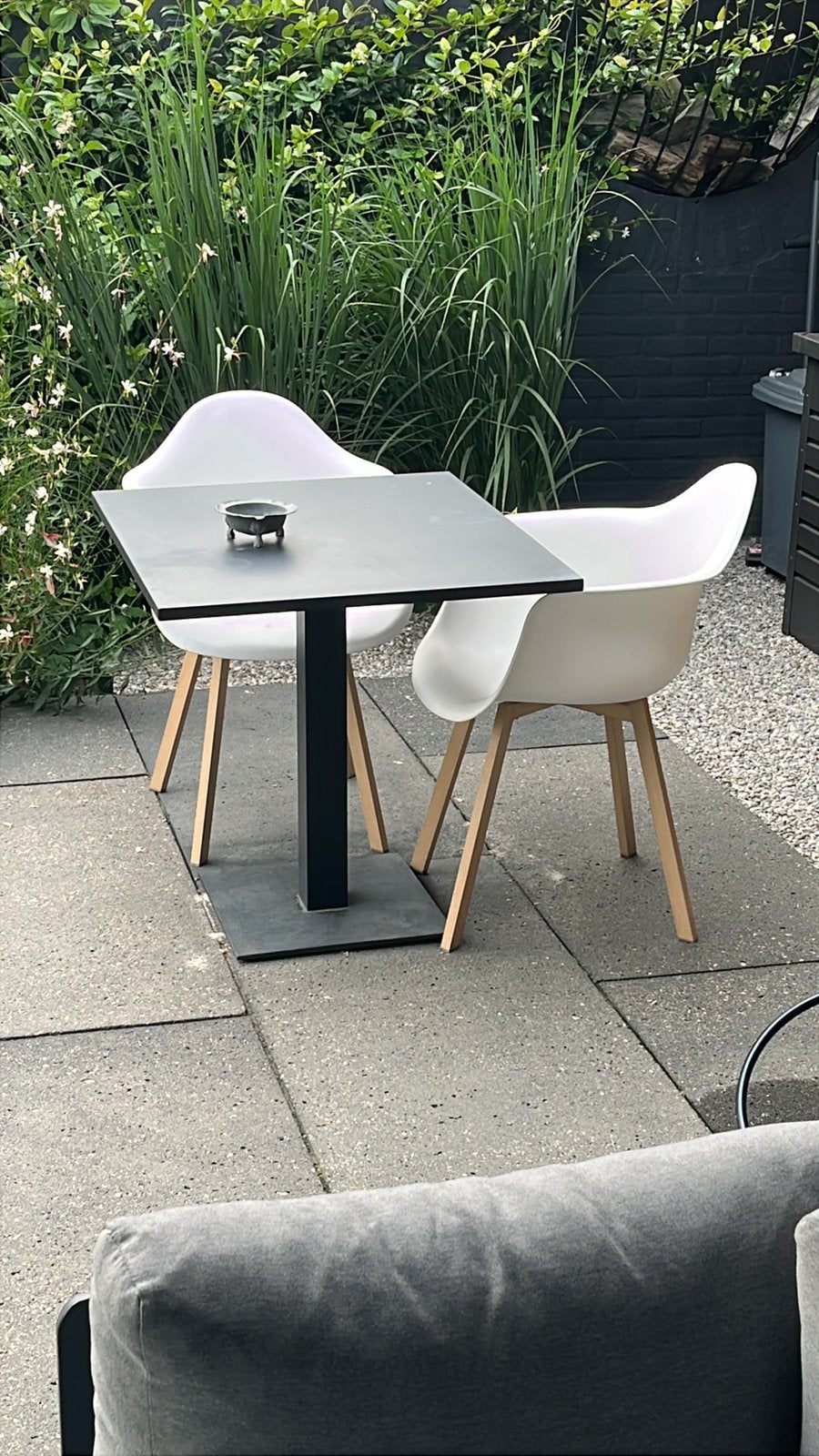 Bistro set, Tuin en Terras, Ophalen, Zo goed als nieuw, Kunststof, 2 zitplaatsen