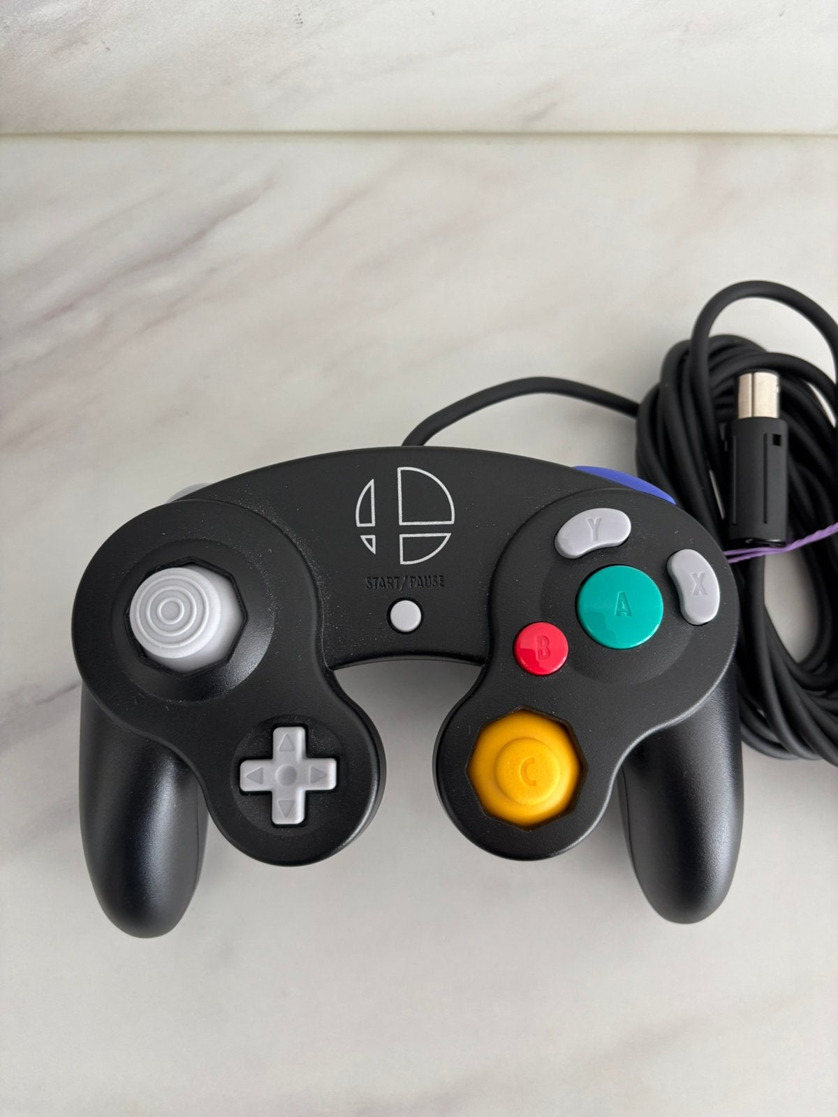 Super Smash Bros Gamecube controller, Ophalen of Verzenden, Zo goed als nieuw, Zwart, Met 1 controller