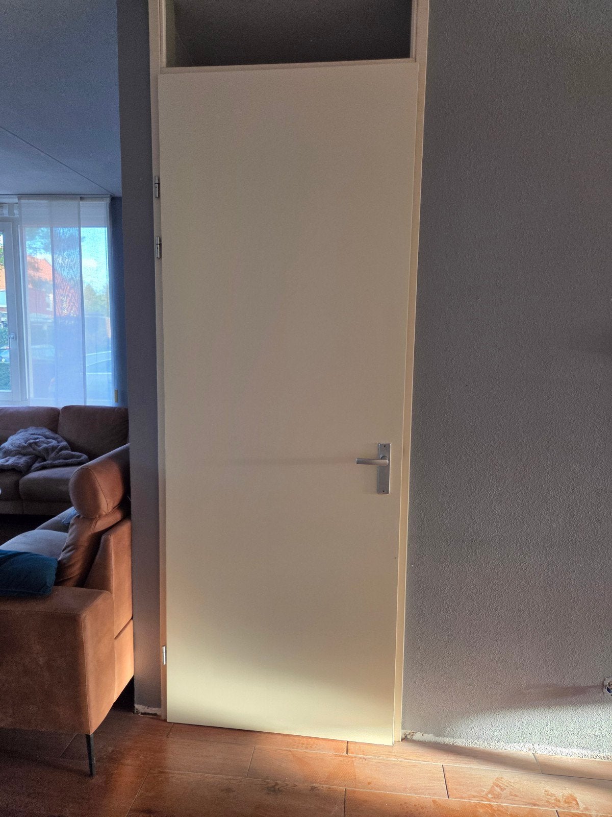 Gratis: 4 gebruikte opdekdeuren in goede staat, Doe-het-zelf en Verbouw, Ophalen, Gebruikt, Binnendeur, 200 tot 215 cm