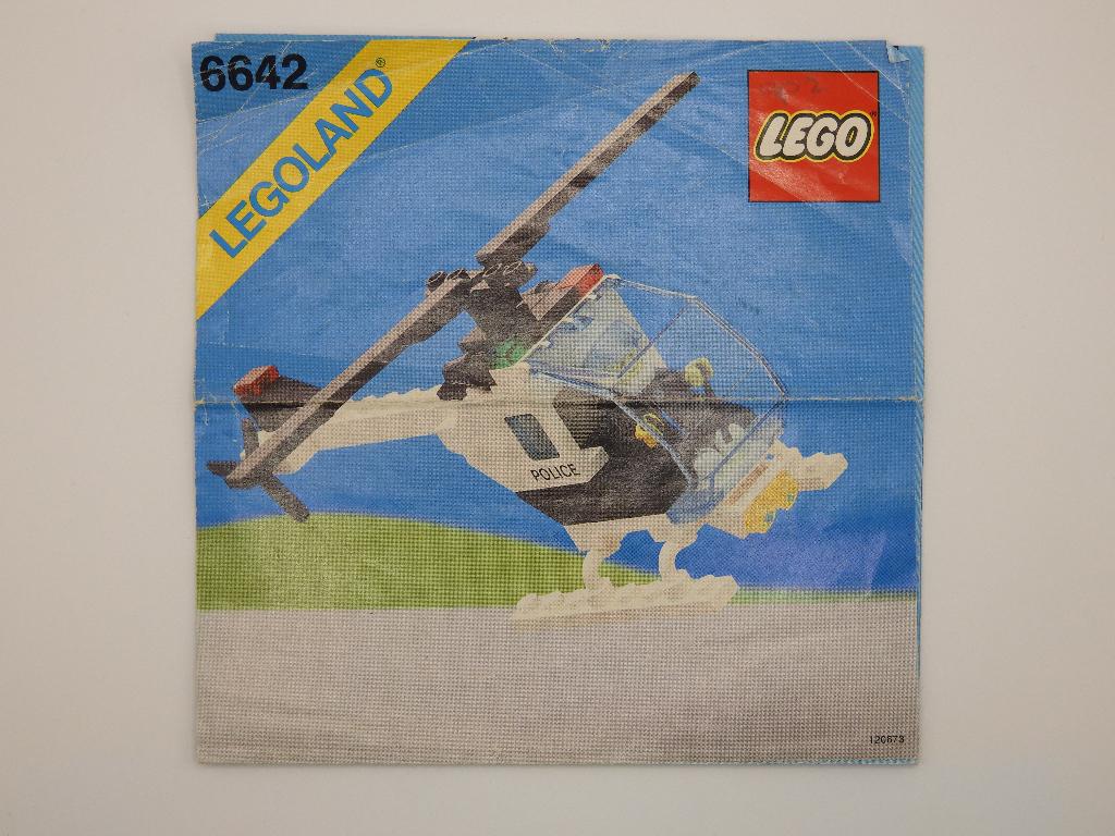 Lego Vintage 6642 Police Helicopter, Compleet, Gebruikt, Lego, Ophalen of Verzenden