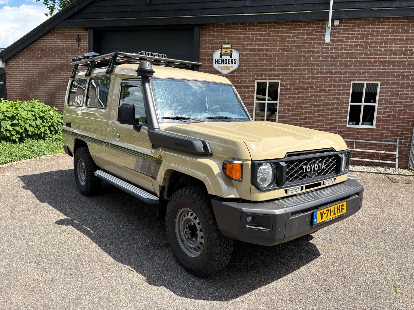 Toyota Land Cruiser, Auto's, Automaat, Beige, Bedrijf, Grijs