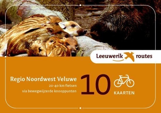 Leeuwerik routes regio Noordwest-Veluwe, 2000 tot heden, Nieuw, Ophalen of Verzenden, Landkaart