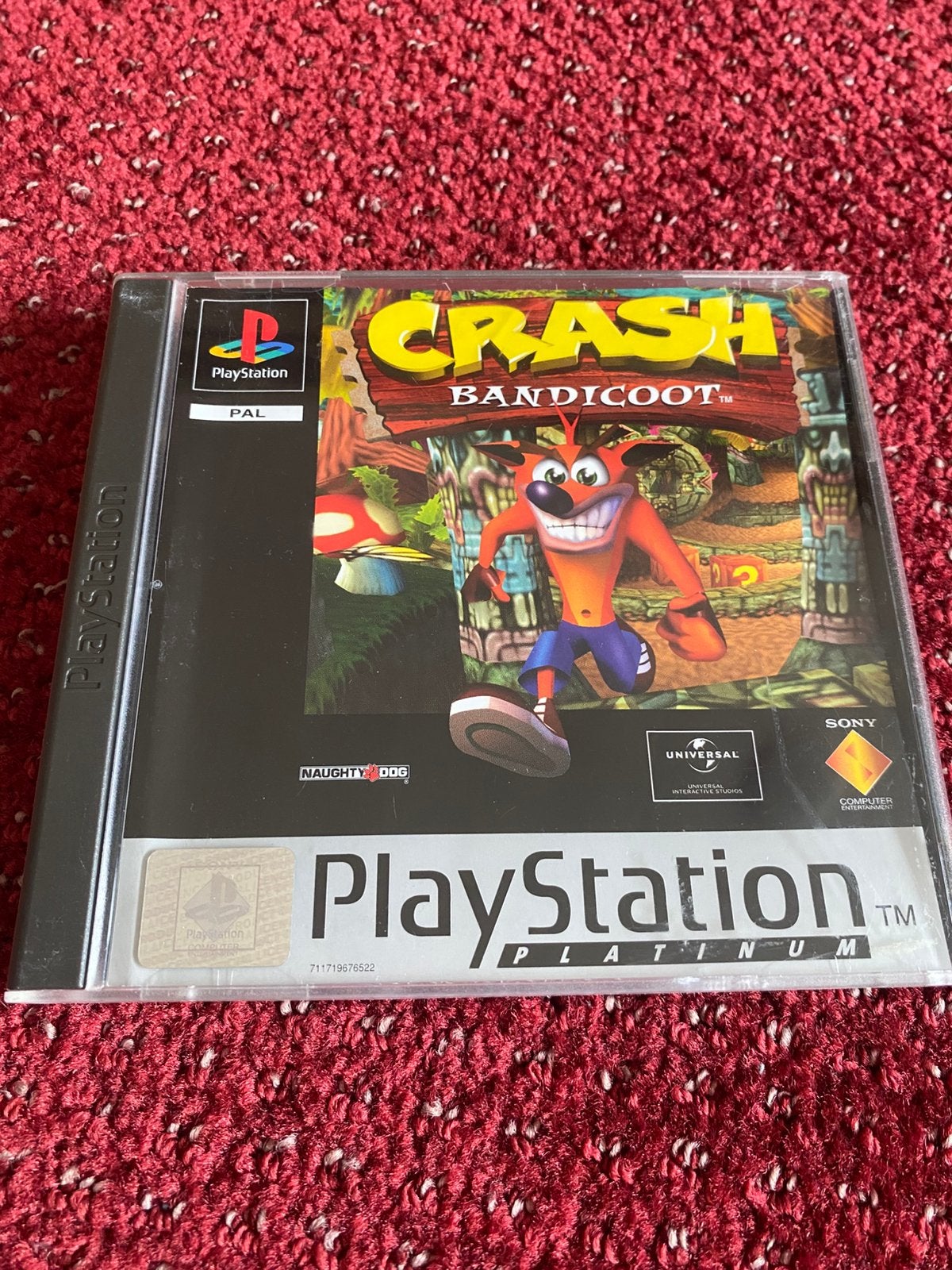 Crash Bandicoot PS1 Platinum - Klassieke Platformer, Spelcomputers en Games, Gebruikt, 1 speler, Ophalen of Verzenden, Platform