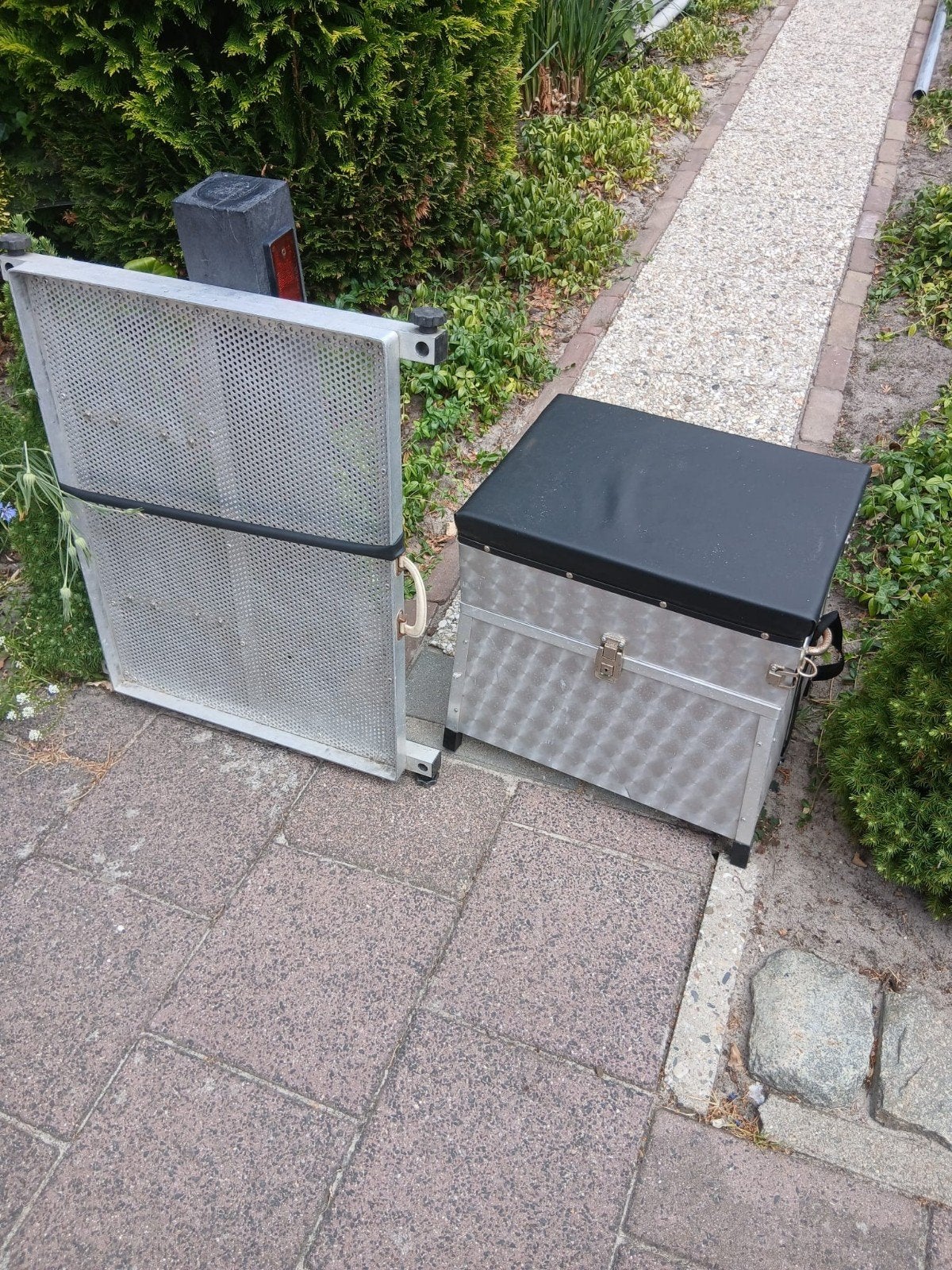 Viskoffer en visplateau, Ophalen, Gebruikt, Koffer of Tas