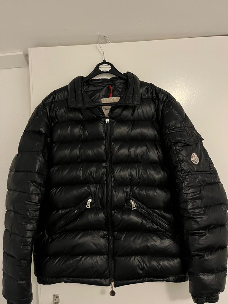 Moncler Jas Zwart, Kleding | Heren, Jassen | Winter, Ophalen of Verzenden, Zo goed als nieuw, Maat 46 (S) of kleiner, Zwart