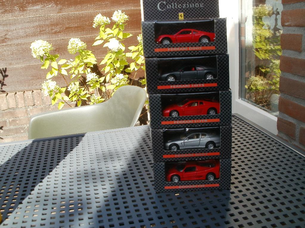 5x Diverse Ferrrari nieuw uit Shell collectie nieuw., Ophalen of Verzenden, Nieuw, Auto