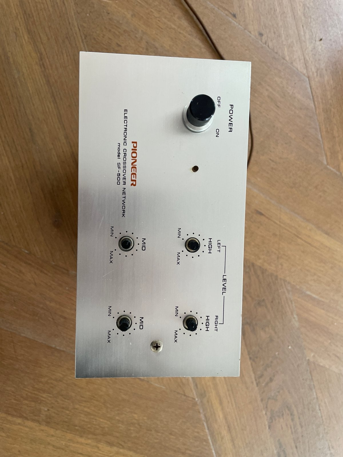 Vintage Pioneer SF-800 Elektronisch Crossover Netwerk, Ophalen of Verzenden, Pioneer, Minder dan 60 watt, Gebruikt