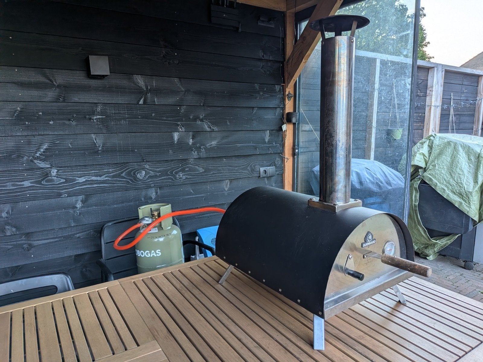 Burnhard Nero Gas Pizzaoven met Accessoires, Ophalen of Verzenden