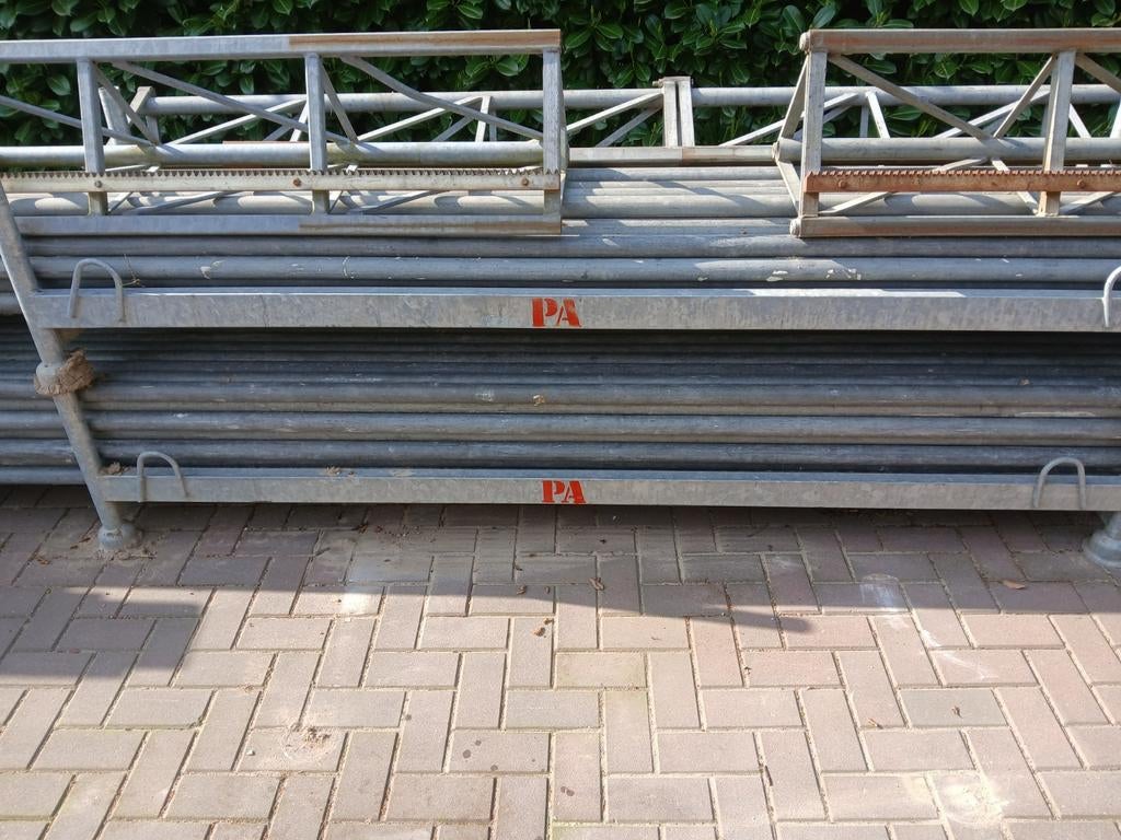 Steigerbuis 6 meter - Gebruikt, Doe-het-zelf en Verbouw, Steigers, Ophalen of Verzenden, Gebruikt, Overige typen, 5 meter of hoger