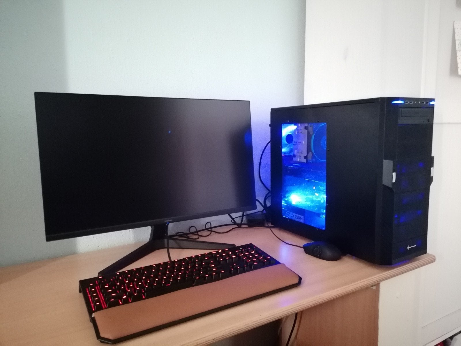 Gaming PC met monitor, toetsenbord en muis, Met monitor, 32 GB, Ophalen of Verzenden, Gaming