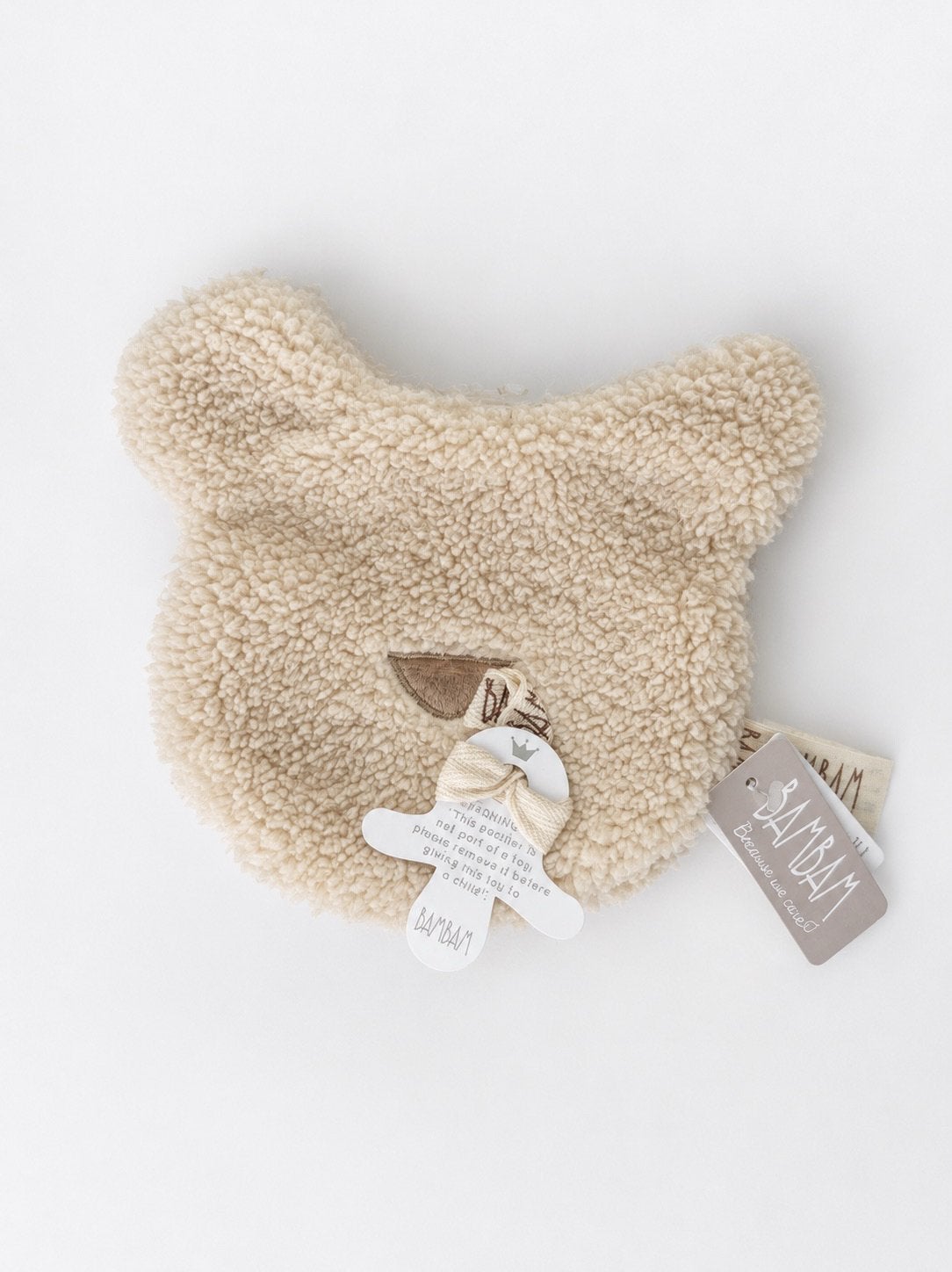 Nieuw met prijskaartje! - Bambam - Speendoekje beer beige, Ophalen of Verzenden, Nieuw