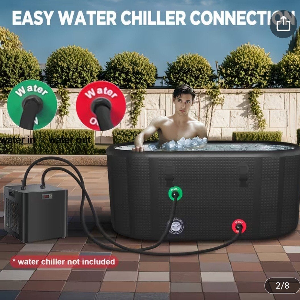 Opblaasbaar IJsbad / Cold Tub met Pomp en Draagtas, Ophalen of Verzenden