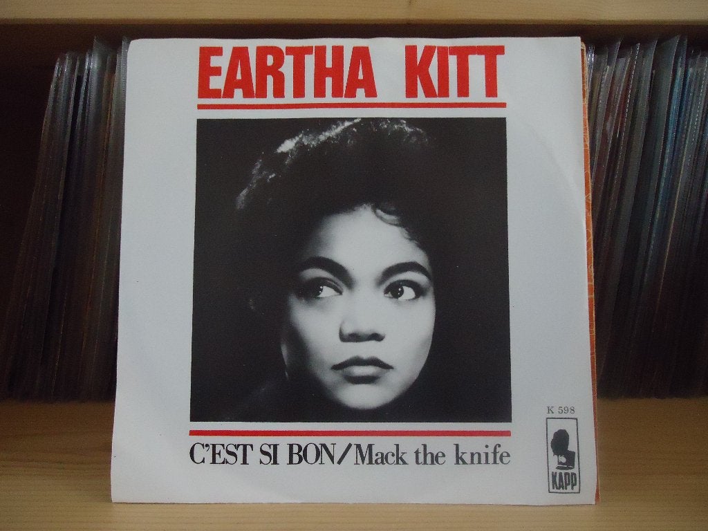 7" Single Eartha Kitt - C'est Si Bon / Mack The Knife, Gebruikt, 7 inch, Ophalen of Verzenden, Pop
