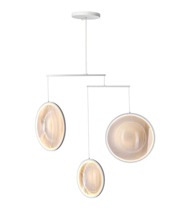 Design Plafond Lamp, DCW FOcus lamp, LED, wit, Ophalen, Gebruikt, Glas, 75 cm of meer