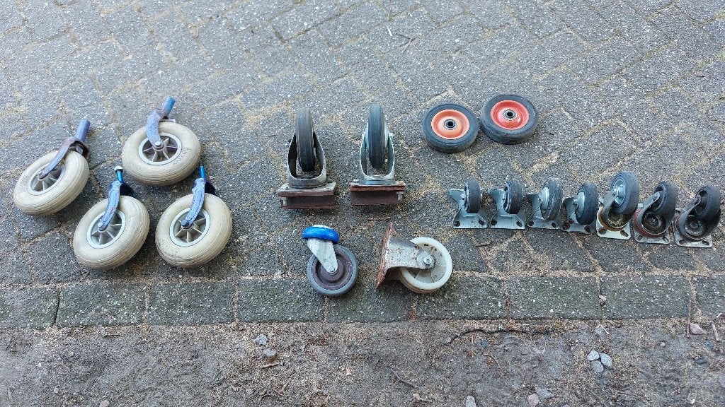 Zwenk en bokwielen, Ophalen, Gebruikt