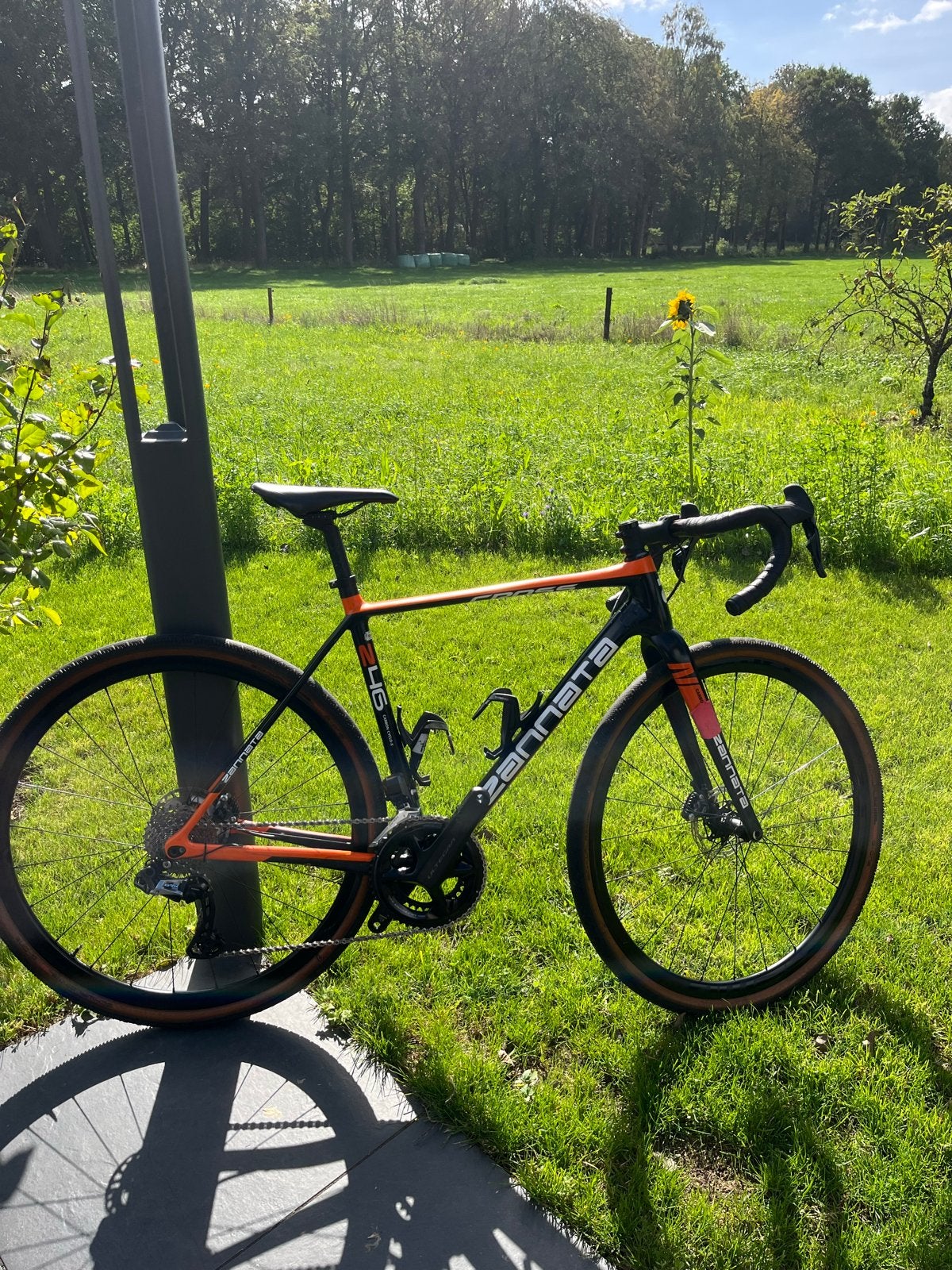 Zannata Z46 gravelbike - cross carbonframe maat 52, Fietsen en Brommers, Overige merken, Gebruikt, Carbon, 49 tot 53 cm