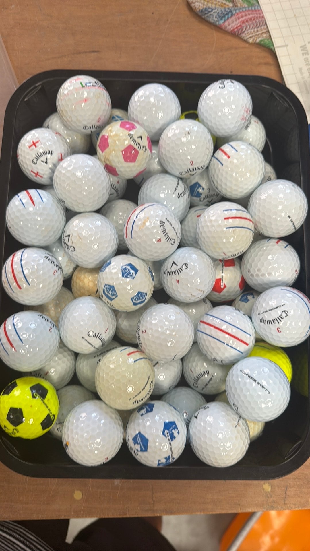 Gallaway crome soft golfballen 48 stuks, Ophalen of Verzenden, Zo goed als nieuw, Bal(len)