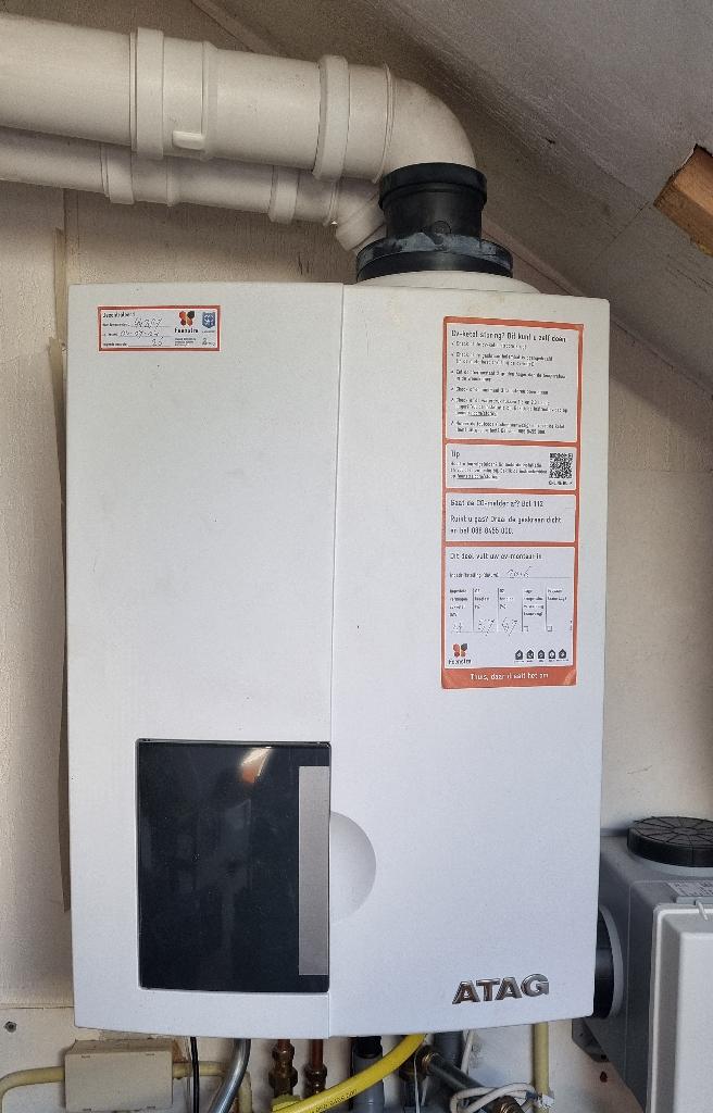 CV-ketel, Doe-het-zelf en Verbouw, Verwarming en Radiatoren, Ophalen, 30 tot 80 cm, Gebruikt, Hoog rendement (Hr)